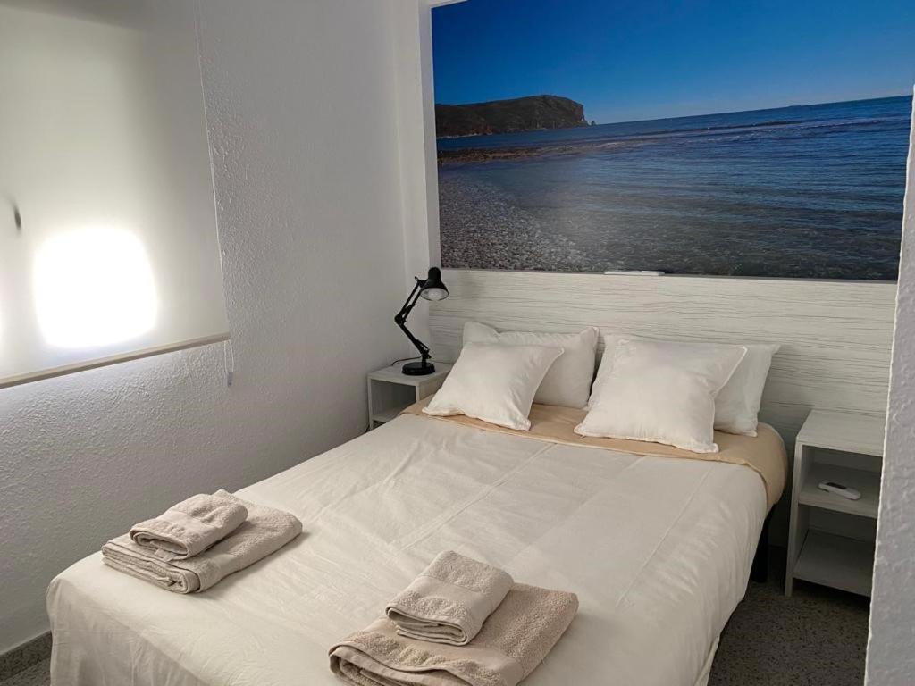 Apartamento Rosarioyemma - Primera Linea De Playa Con Vista Mar Jávea Eksteriør bilde