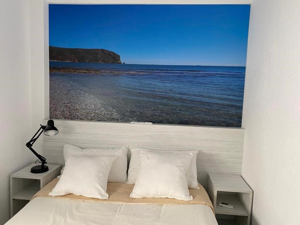 Apartamento Rosarioyemma - Primera Linea De Playa Con Vista Mar Jávea Eksteriør bilde